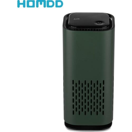 HOMDD LED Air Purifier Negative Ion USB Home Vehicle Air Cleaner Remove Formaldehyde Activated Carbon Filter Car Accessories