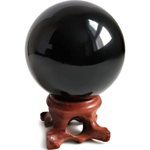 Obsidian quartz crystals sphere gemstones natural stones and minerals healing reiki spiritual piedras decorativas arredo casa