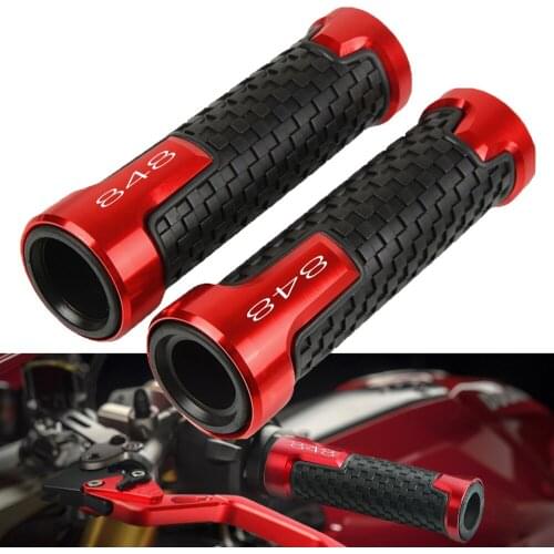 7/8'' 22MM Motorcycle CNC anti-slip handle grips handle bar grip hand For DUCADI 848/EVO 848 EVO 2007-2013 2014 2015 2016 2017