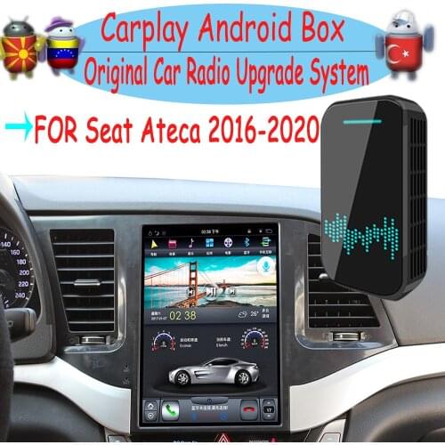 Upgrade Radio Carplay Android Auto Audio For Seat Ateca 2016-2020 Apple Wireless AI Box Car Multimedia Player GPS Navi unit