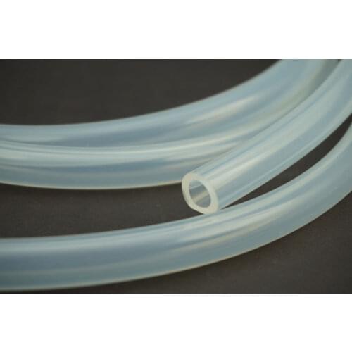 Clear Silicone Translucent Soft Rubber Tubing Approved Milk Hose Dairy Pipe,8mm ID*12mm OD
