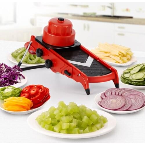 Fruit Vegetable Cutters Stainless Steel 4IN 1 Dicer Slicer Shredders Grater Carrot Salad Potato Kung Pao Chicken Cutting Machine