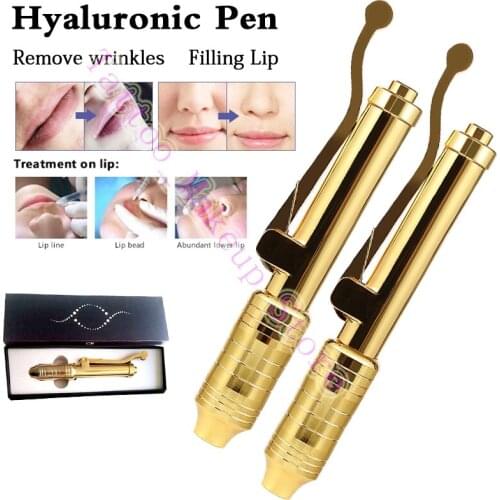 Anti Wrinkle Hyaluronic Acid Pen High Pressure atomizer Gun Needle Free Meso gun Hyaluron Injection pen for face lip beauty