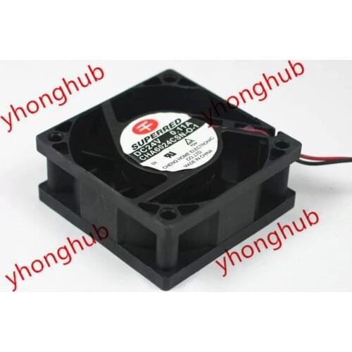 SUPEREED CHA6024CSN-O-1 DC 12V 0.11A 2-wire 60x60x25mm Server Cooling Fan