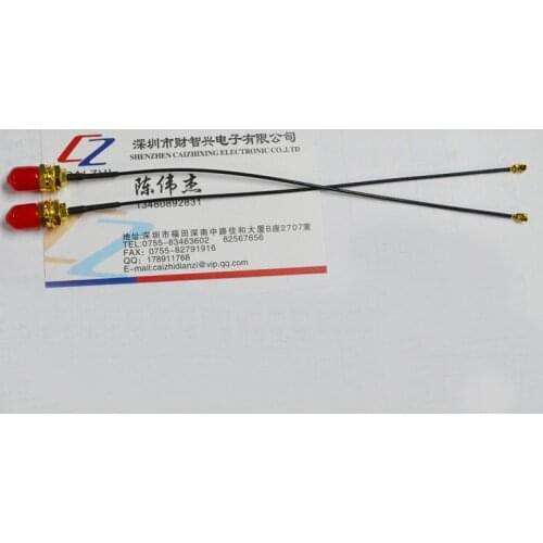 SUQ (10pieces/lot) Mini PCI U.FL to SMA Antenna WiFi Pigtail Cable IPX to SMA 931-1098-ND