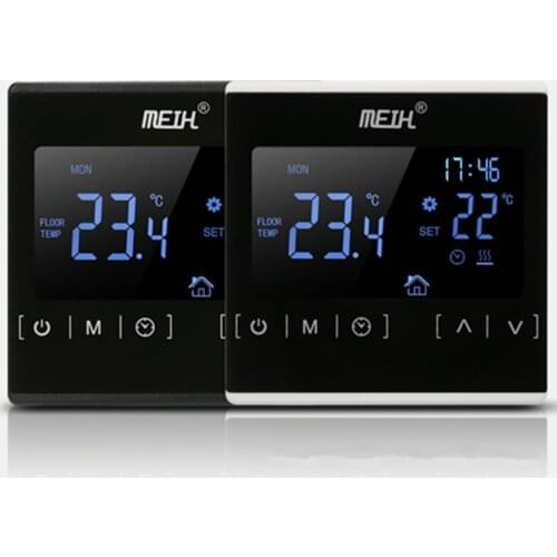 Thermoregulator LCD Touch Screen Thermostat For Electric Heating Floor System, Room Temperature Controller