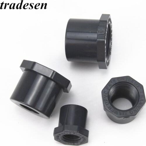 20/25/32mm To 1/2" 3/4 " Female Thread Bushing Straight UPVC Pipe Connectors Adapter Garden Irrigation PVC Plastic Tube Joint