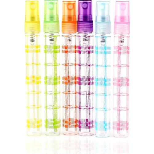 102pcs 10ml Perfume Refillable Bottles Spray Empty Small Bottles Glass Perfume Spray Bottles Atomizer Refillable Empty