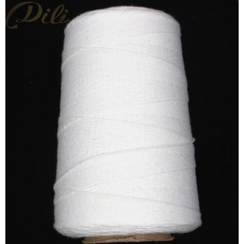 1mm*500 Meters Cotton Rope 3 Strands White Cotton Cord For Craft Decorate DIY Handmade Garment Tag Accessory