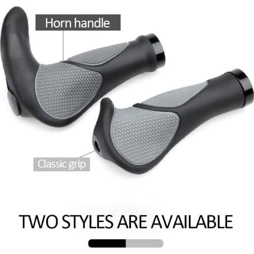 1 Pair Bicycle Handlebar Bike Grips Bicycle Handle Bar End Plugs Cycling Grips MTB Anti-Skid TPR Rubber Parts Bike Accessories