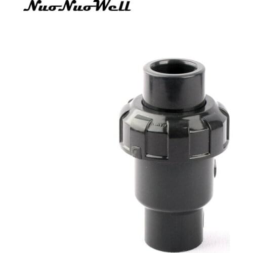 1pcs NuoNuoWell ANSI 3/4" PVC Waterstop Connector Check Valve Tap Adapter Pipe Fittings Parts Water Pump Accessories