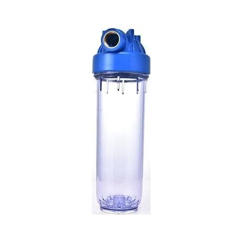 10 inch transparent filter shell copper mouth household water purifier pre-filter pipe single-stage water purifier