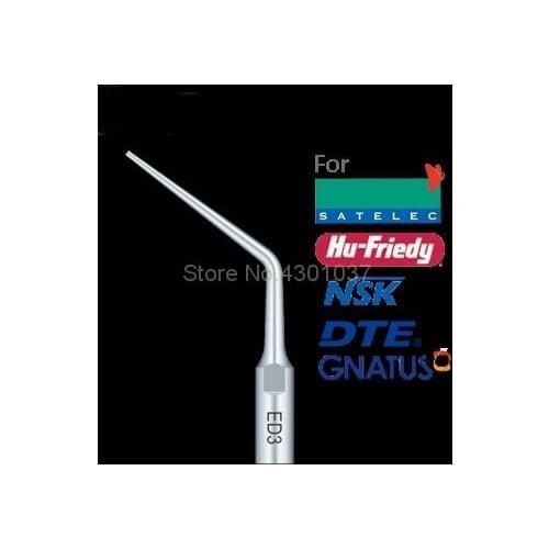2pcs ED3 Ultrasonic Scaler Scaling Tips fit SATELEC NSK GNATUS DTE HU-FREIDY Handpiece Tip Dental Tools