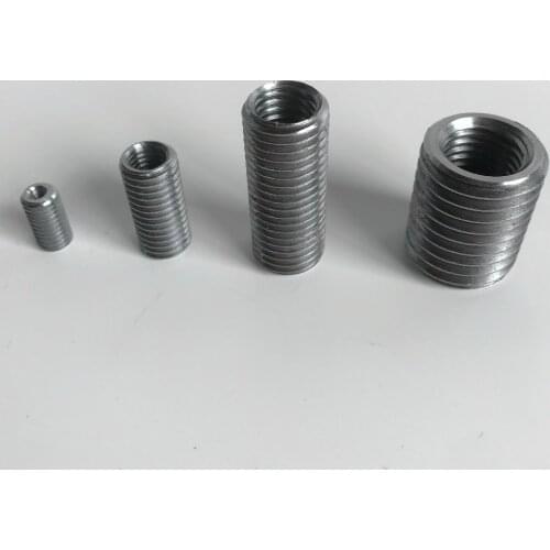 2pcs stainless steel internal and external tooth nut thread conversion socket screw sheath m3m4m5m8m10m12m16