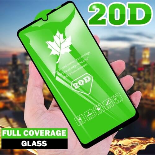 20D Tempered Glass For Huawei P Smart Plus 2021 2019 2018 Pro Z S Screen Protector Full Cover Protective Glass Film