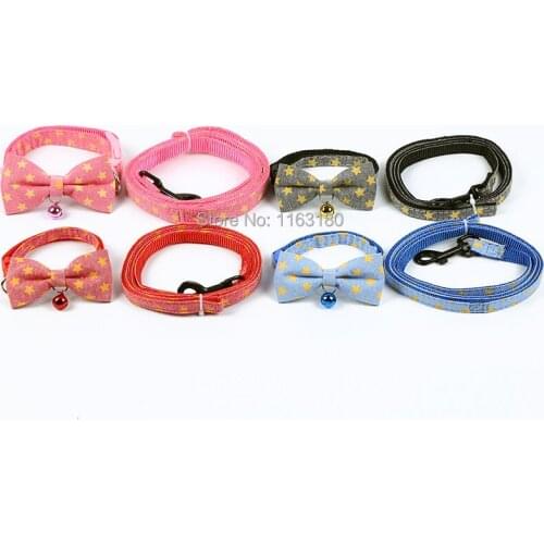 36 Sets/lot Dog Collar Pet WalkingCollar Leash Set Small Medium Dogs Pet Accessories