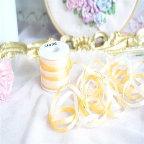 4mmx10m/roll variegated of 100% pure silk embroidery ribbon thin taffeta silk edge ribbon Anya Ribbon Handcraft DIY ribbon