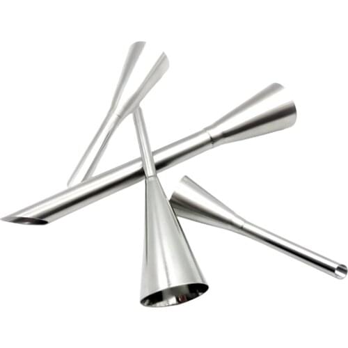 4pcs/set Pointed Decorating Mouth Cupcake Injector Syringe Cream Piping Tip Nozzle Kit Cake Dessert Pastry Nozzle