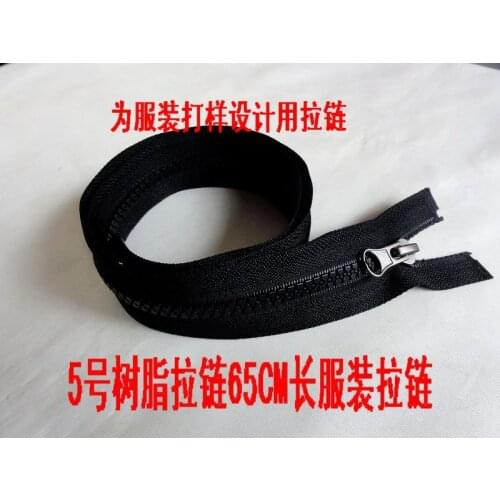 5# resin zipper for sewing garment jacket dress bags cremalleras 14cm 65cm/piece 2pcs/lot free shipping