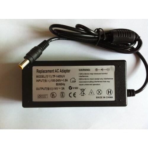 14V 3A LCD LED Monitor Power Adapter for Samsung S22B360HW S22A330BW S19A330BW S22B360VW S22B360V S24A350H S22B150N S23A950D