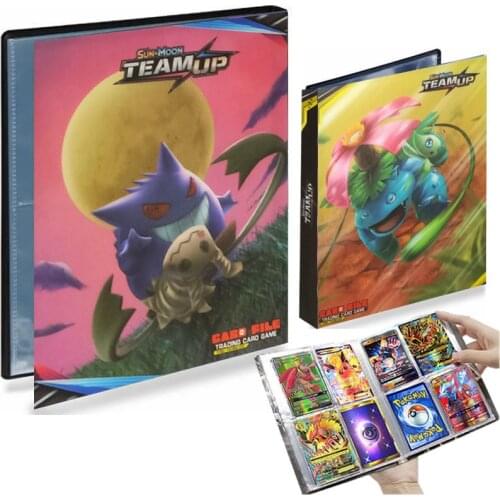4 Pocket Pokemon Album 240 Card Book Holder Playing Game Card Livre Pokémon Binder Folder Loaded List Collection Map Kids Toy