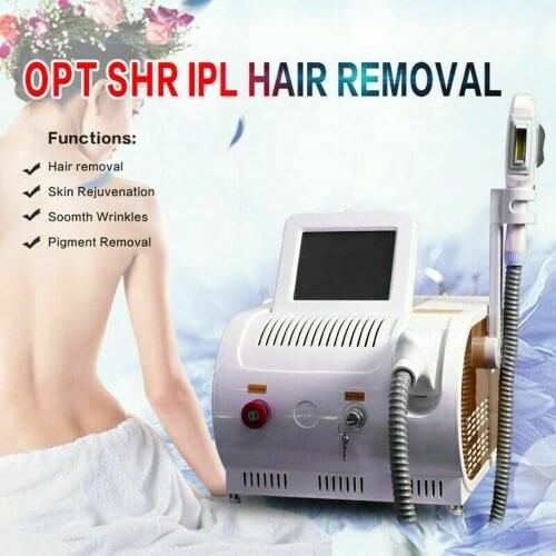 OPT SHR IPL Hair Removal Machine With 640nm,530nm,480nm 3 Filters IPL Painless Permanent Hair Removal Machine With 500000 Shots