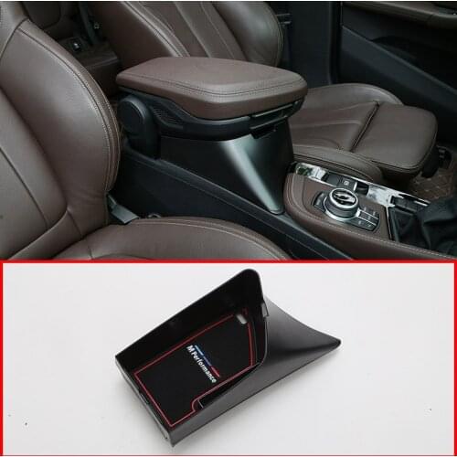 Car Center Armrest Storage Box Container Tray For BMW X1 F48 2016-2019 X2 F47 2018 2019 Car Accessories Left Hand Drive