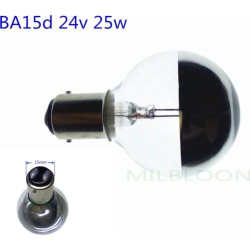 Ba15d 15mm base 24V 25W Medical shadowless light bulb Insert button Single hole cold light bulb Surgical light bulb 24v B15