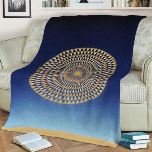 Abstract Dash Pattern 3D Printed Velvet Plush Throw Fleece Blanket Bedspread Sherpa Blanket Home Decora