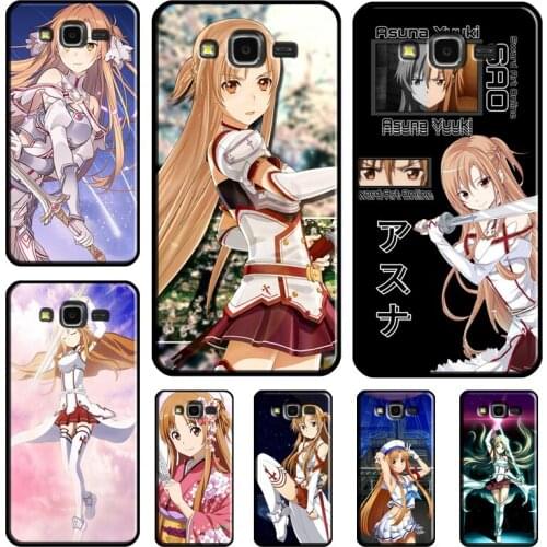Asuna yuuki Sword Art Online SAO For Samsung Galaxy J7 2017 J1 J3 J5 A3 A5 2016 J4 J6 A6 A8 Plus J8 A7 A9 2018 Case Coque