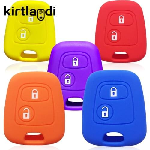 Kirtlandi Key Cover for Citroen C1 C2 C3 C4 Xsara Picasso Key Case for Peugeot 107 206 207 307 Key Cover for Toyota Yaris Aygo