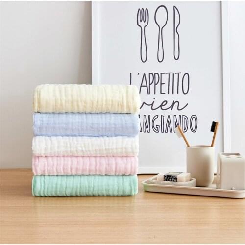 Baby Bath Towel Muslin Cloth Kids Bathrobe Child Blanket Wrap for Newborn Infant Toddler Boys Girls Gauze Cotton 105*105cm
