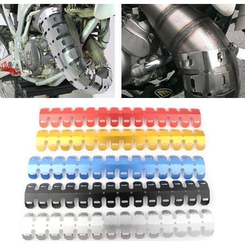 Motorbike Exhaust Muffler Pipe Heat Shield Cover Heel Guard Universal For Dirt Bike For Honda CBR CFR For Yamaha YZF R1 R6