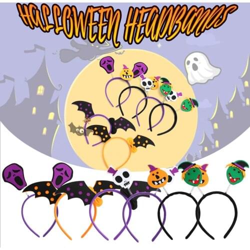 Halloween Cosplay Adult Kids Halloween Headbands Cartoon Party Decoration Cartoon Cute Fool Маска Для Лица Hairbands Accessory