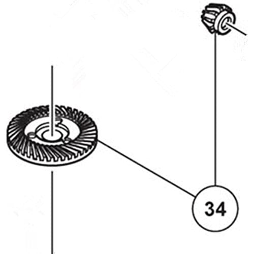 GEAR SET 336531 For Hitachi G13SW G12SW