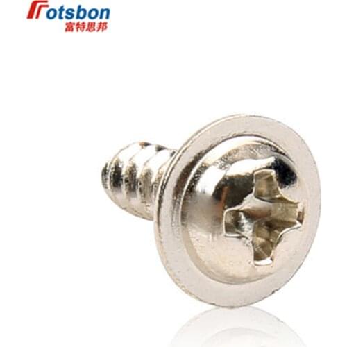 M4/M5 Cross Recessed Pan Head Screws With Collar Tornillo Pad Screw Carbon Steel Flat Phillip Plaine Puntas Vis Vida Viti DIN967