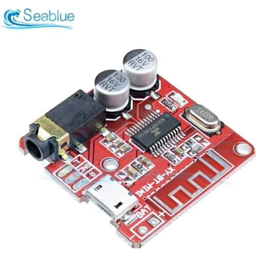 DC 3.7-5V Mini Bluetooth Audio Receiver Board Bluetooth 4.1 MP3 Lossless Decoder Board Wireless Stereo Music Module