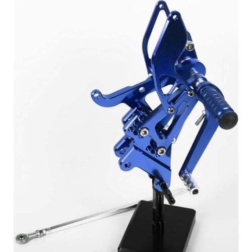 SMOK Motorcycle Pedal For Yamaha YZF R6 2003 2004 2005 CNC Rearsets Foot Pegs Footpeg Rear Brake Shift Adjusting Set
