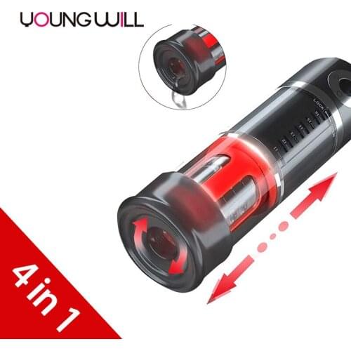 Male Masturbator Vibrator Real Vagina for Men Silicone Toy,Deep Throat Pussy Mouth Double Sex Toys for Adult Suck Man