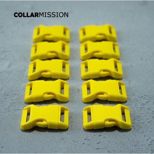 Plastic side Release buckle for paracord backpack strap dog collar belt bag accessories 20mm yellow CK20SJ05