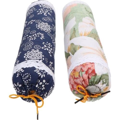 2pcs Wormwood Pillows Neck Pillows Awormwood Cervical Spine Pillows Candy Shape Cervical Pillow Neck Pillow For Women Adults
