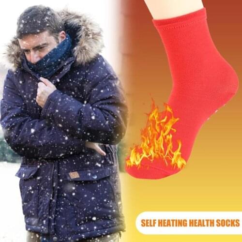 Durable Self Heated Socks Multi-function Tourmaline Self Heated Socks Winter Magnetic Therapy Healthy Socks for Sports