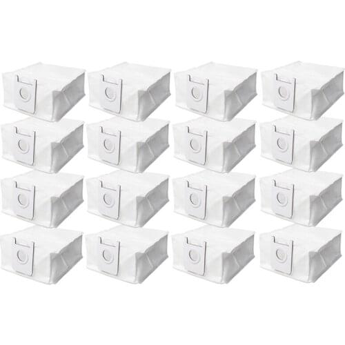 For Roidmi EVE Plus Robot Vacuum Cleaner Dust Bag Garbage Storage Bag Replacement Accessories Professional Parts 16Pack