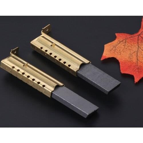 1 Pair Useful Washing Machine Motor Carbon Insert Brushes L94MF7 For Whirlpool