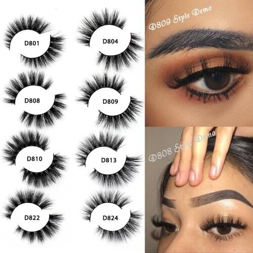 SOQOZ Eyelashes 3D Mink Lashes Handmade Cruelty Free Mink Eyelashes False Eyelashes Makeup Dramatic Eyelashes Fake Lashes