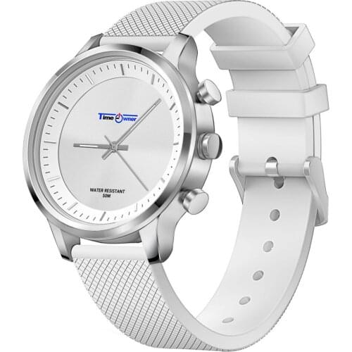 Time Owner Smart Watch Sleep Monitor Hybrid Watch Pedometer Smartwatch SOS Wrist Watch Traditional Watch with Smart Functions