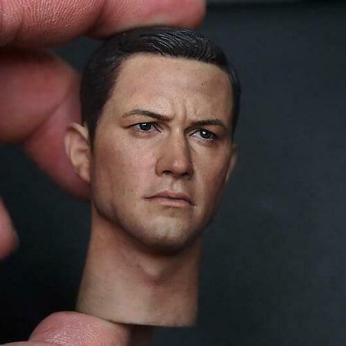 1/6 Robin Joseph Gordon-Levitt Head Sculpt Male Soldier Head Carving Model Fit 12" Action Figure Body