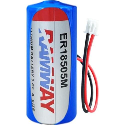 1PCS ER18505M ER18505 smart water meter battery 3.6V100MAH lithium battery power type with plug