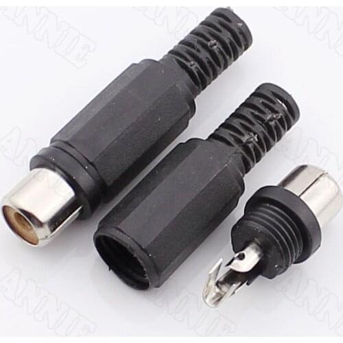 10pcs/lot Factory Wholesale RCA Female Connector Lotus Terminal Welding Jack