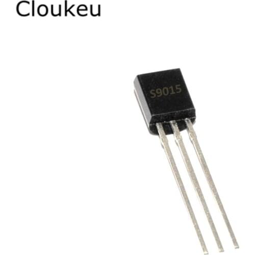 50Pcs S9015 TO-92 PNP 0.15A/50V 9015